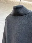 LOUIS VUITTON Stand Collar Jacquard Logo Fleece Jacket
