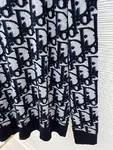 Dior wool-cotton blend printed long-sleeved shirt