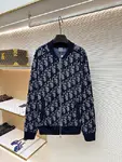 Dior jacquard zip-up cardigan