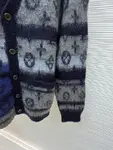 LOUIS VUITTON gradient mohair cardigan