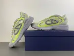 Christian Dior running shoes, grey fluorescent green