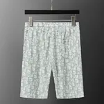 DI*OR  Spring/Summer New Two-Tone Jacquard Crew Neck Short Suit