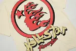 Hellstar Studios Heaven on Earth Short Sleeve Tee Shirt Cream