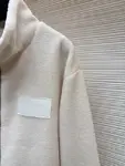 LOUIS VUITTON Stand Collar Jacquard Logo Fleece Jacket