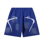 Hellstar  Shorts, Cement Print Distressed Loose Casual Shorts for Men and Women