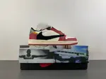 Travis Scott x Air Jordan 1 Low (White/Black/Red/Yellow) - Reverse Swoosh Low  DM7866-600