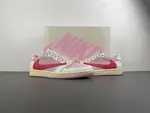 Travis Scott × AJ1 Low "Shy Pink" IQ7604-101
