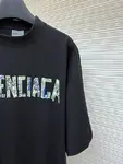 Balenciaga Graffiti Tape Crew Neck Short-Sleeve T-Shirt
