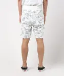 BAPE streetwear brand shark head glow-in-the-dark shorts with side paneling