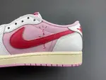 Travis Scott × AJ1 Low "Shy Pink" IQ7604-101