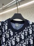 Dior wool-cotton blend printed long-sleeved shirt