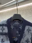 LOUIS VUITTON gradient mohair cardigan
