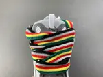 Lanvin White and gray rainbow stripes