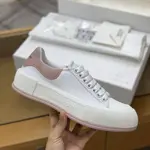 Alexander McQueen MQ White/Pink veL*Vet tail Sneakers