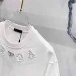 Triangle Pattern 3D Embroidery T Shirt