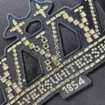 Casual 3D Diamond-Embroidered T-Shirt