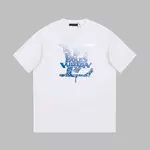 Blue Weird Print T-shirt