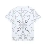 Full Print Stripes T Shirt