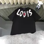 Necklace Letter + Chest Embroidery T-shirt