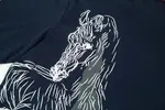 Horse Embroidery T Shirt