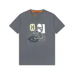 Leather Patch Embroidery T-Shirt