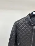 Tom Ford 23 catwalk style slim stand collar leather jacket