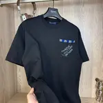 Chest Pocket Embroidery Letter T-shirt