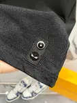 Pocket Embroidery Zipper T Shirt