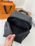 L*V Men's DISCOVERY Black Flower Backpack M43186 Top Quality Size: 30 * 40 * 20cm