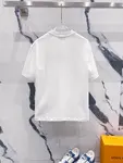 Triangle Pattern Letter Embroidery T Shirt