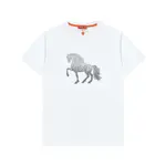 Delicate Horse Embroidery T Shirt