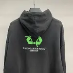 Balenciaga lettered washed sweatshirt