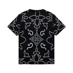 Full Print Stripes T Shirt