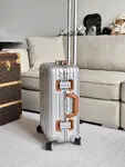 RIMOWA aluminum alloy original new limited edition carry-on trolley suitcase 21 inches