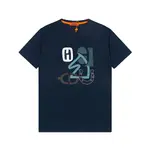 Leather Patch Embroidery T-Shirt