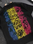 Exquisite Embroidery On Chest T Shirt