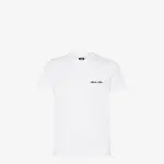 White Letters Print T Shirt