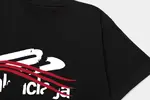 Incomplete Graffiti Print T Shirt