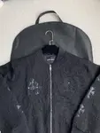Chrome Hearts Embroidered patchwork wool baseball jacket