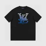 Blue Weird Print T-shirt