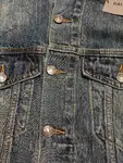 Balenciaga hooded denim jacket