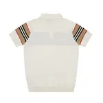 Knitted Stretch Lapel T-shirt