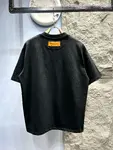 Pattern Cracked Embroidery T Shirt