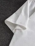 3D Silicone Pattern On Chest T Shirt