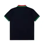 Tie Color Striped Polo Shirt