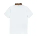 Full Print On Neckline Polo Shirt