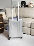 RIMOWA aluminum alloy original new limited edition carry-on trolley suitcase 21 inches