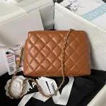?CH*EL23A Golden Little Lion Chain Bag AP3429, Top Quality   Size: 19 * 13 * 8cm