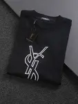 Classic Pattern Embroidery T Shirt