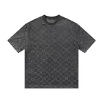 Classic All-Over Printed Embossed T-shirt